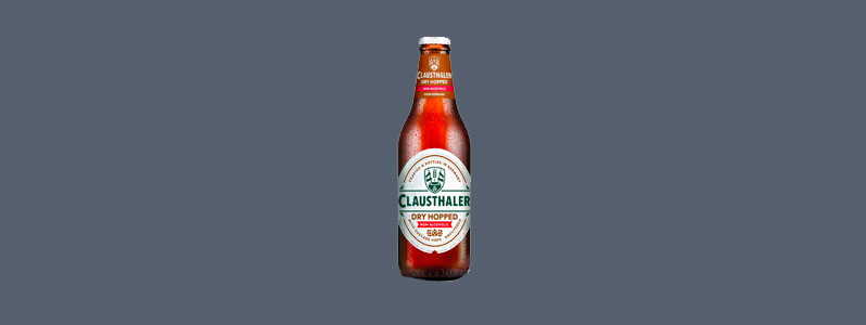 Photo de la bouteille de bière clausthaler dyr hopped sans alcool